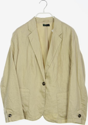 STILE BENETTON Leinen-Blazer 4XL in Beige: predná strana