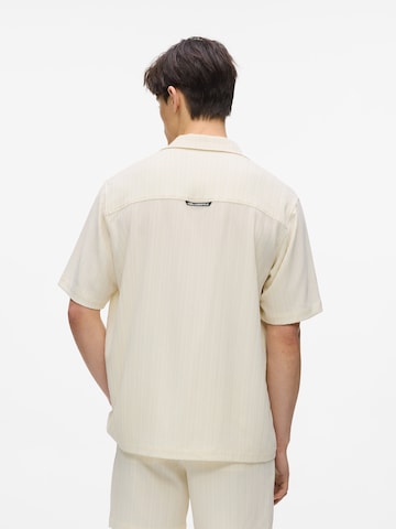Karl Lagerfeld Comfort fit Button Up Shirt in Beige