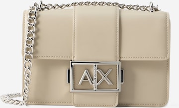 smėlio ARMANI EXCHANGE Rankinė su ilgu dirželiu 'JODIE': priekis
