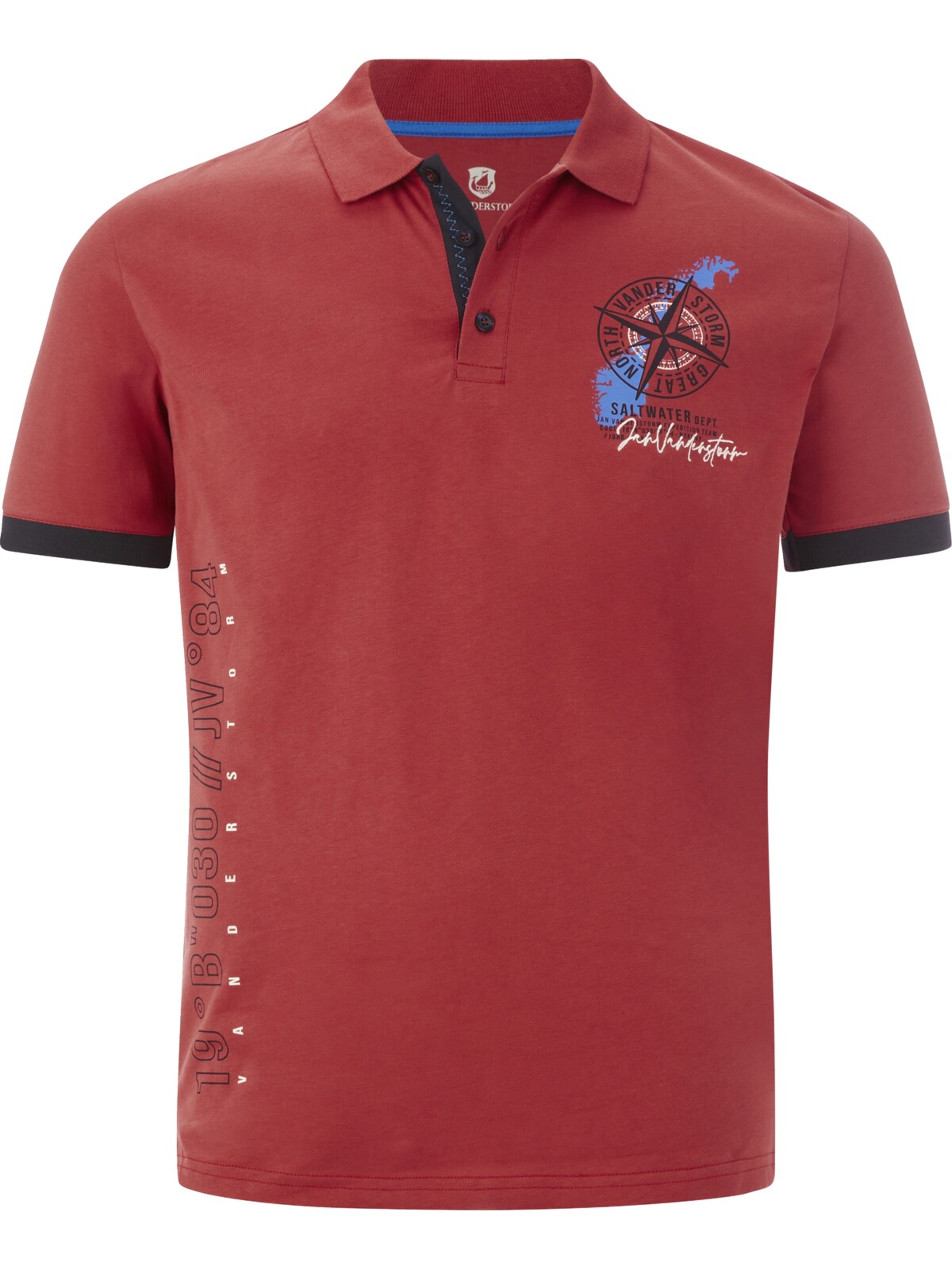 Jan Vanderstorm Shirt ' Arkholm ' in Red: front