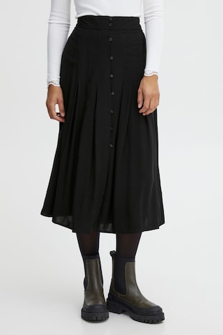 Fransa Skirt 'SOFTY' in Black: front