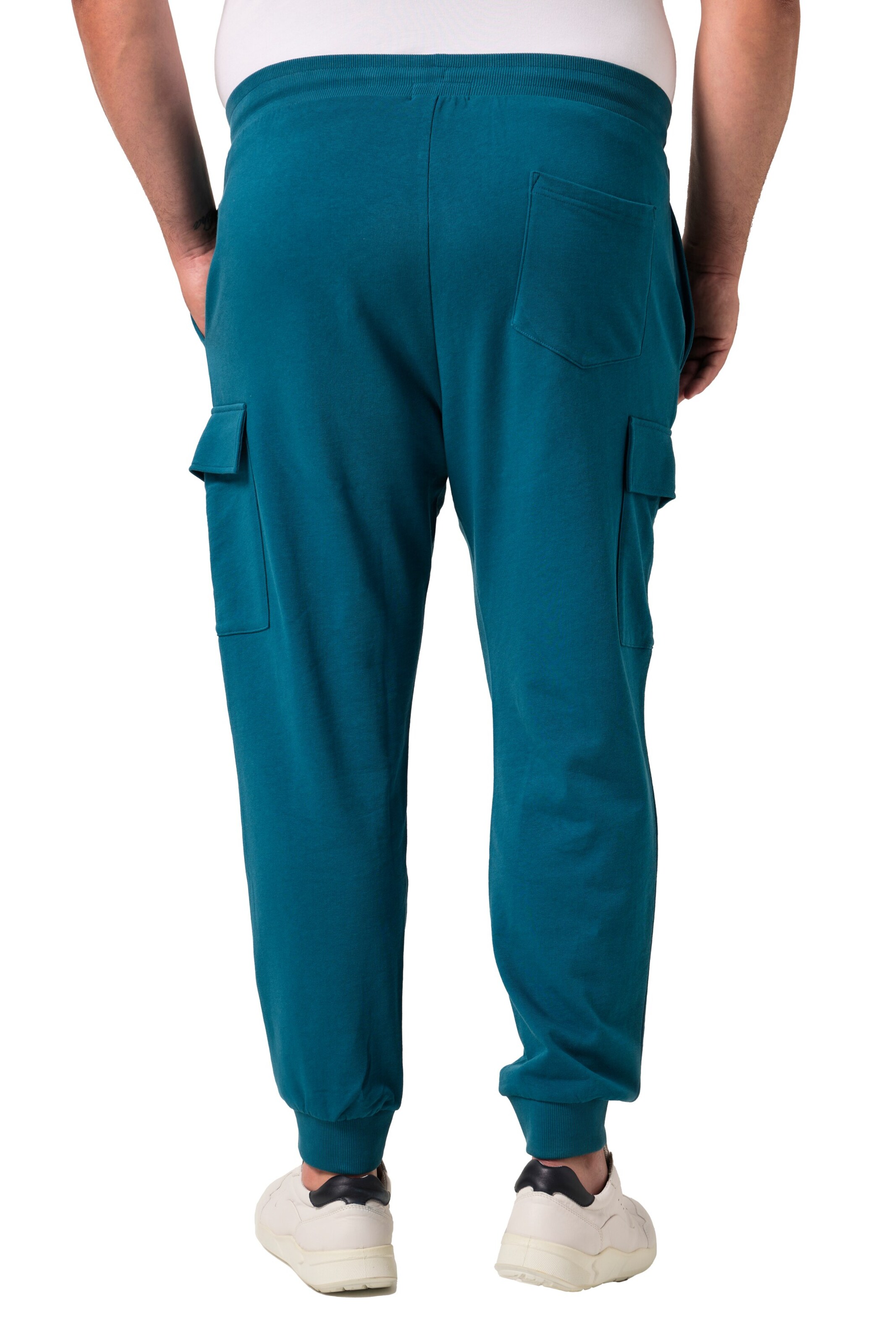 Men Plus Tapered Cargo trousers in Green