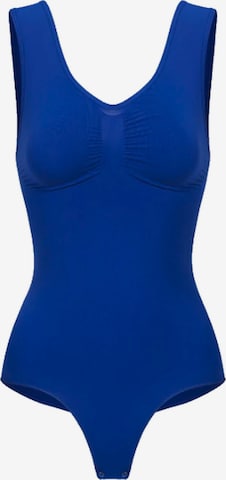 Body modelant 'Tank Bodysuit Sculpting Shapewear mit String' cfab en bleu : devant