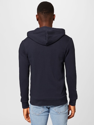 JACK & JONES Zip-Up Hoodie in Blue