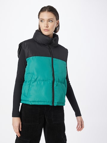 BRAVE SOUL Bodywarmer in Groen: voorkant