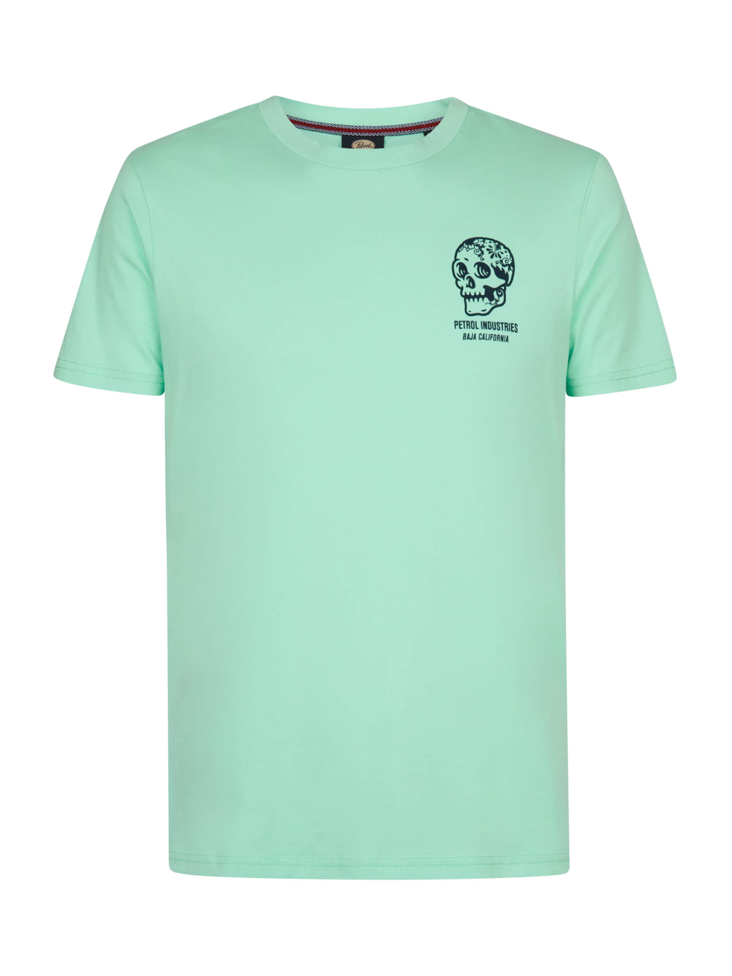 Petrol Industries T-shirt i grön: framsida