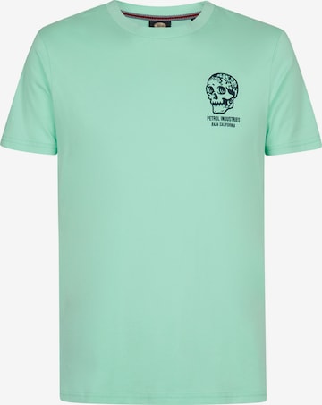 T-Shirt Petrol Industries en vert : devant