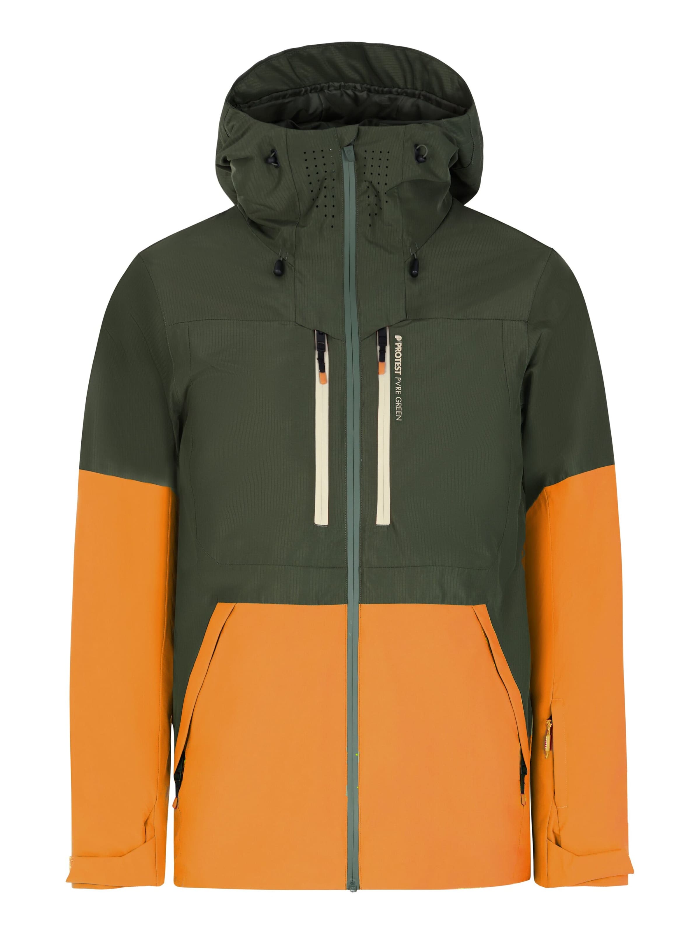 PROTEST Sportjacke 'PRTZoot'‌‌‌‌‌‌‌‌‌‌ in Gelb: Vorderseite