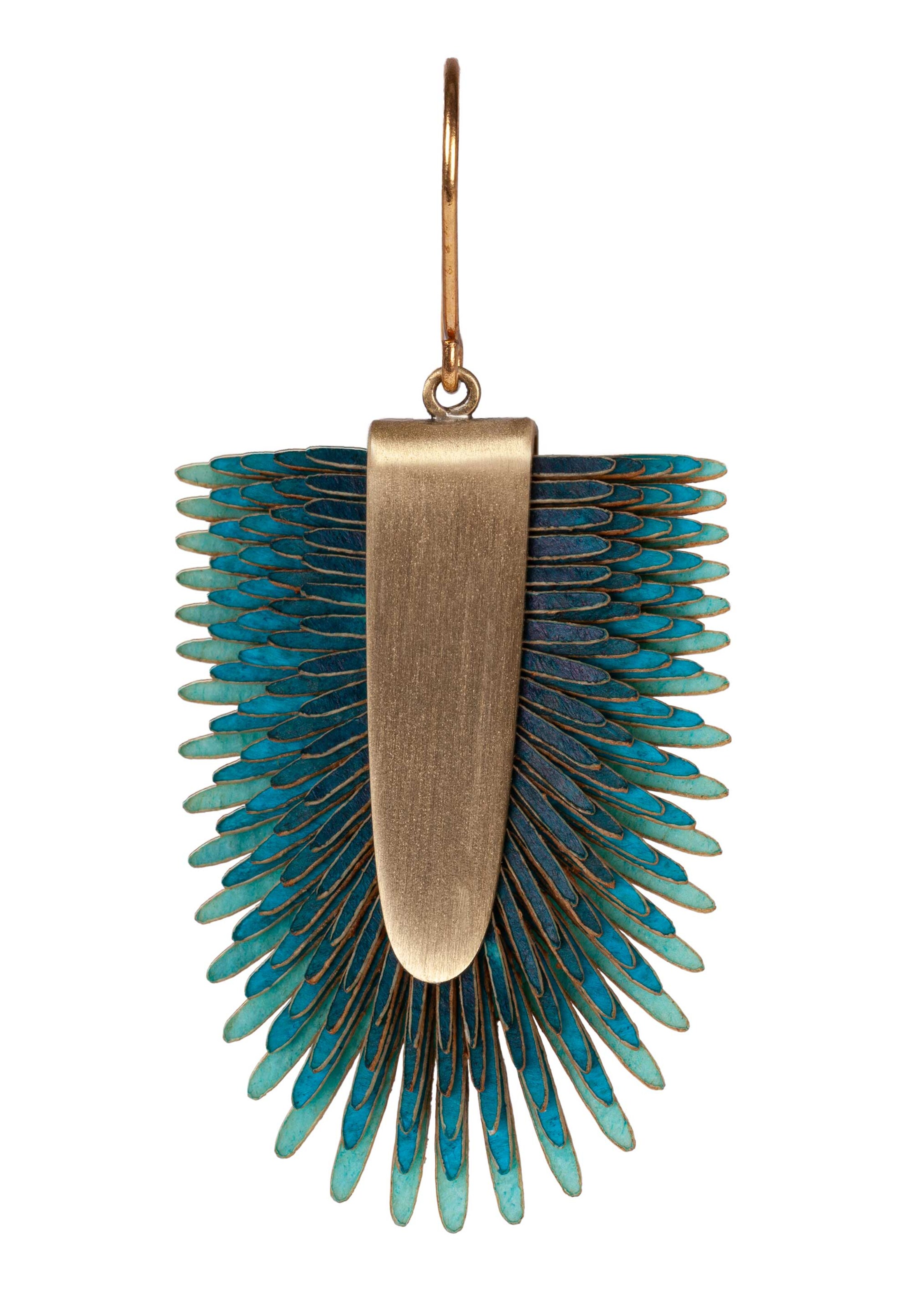 Gretchen Earrings 'Pam Pem L' in Blue