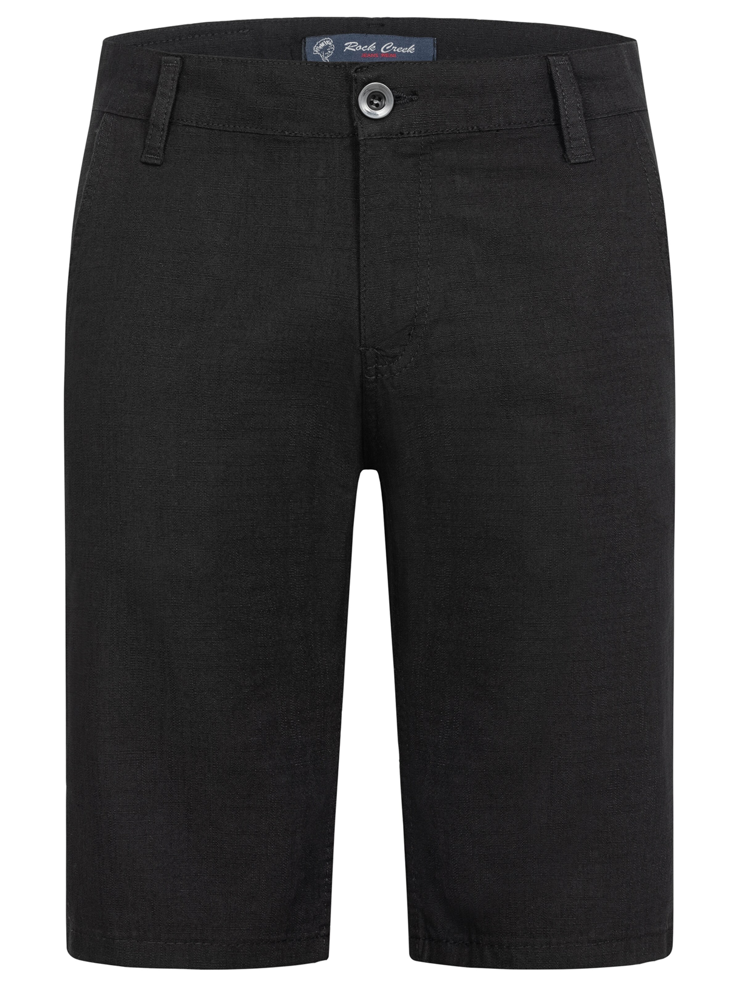 Rock Creek Hose in Schwarz: Vorderseite