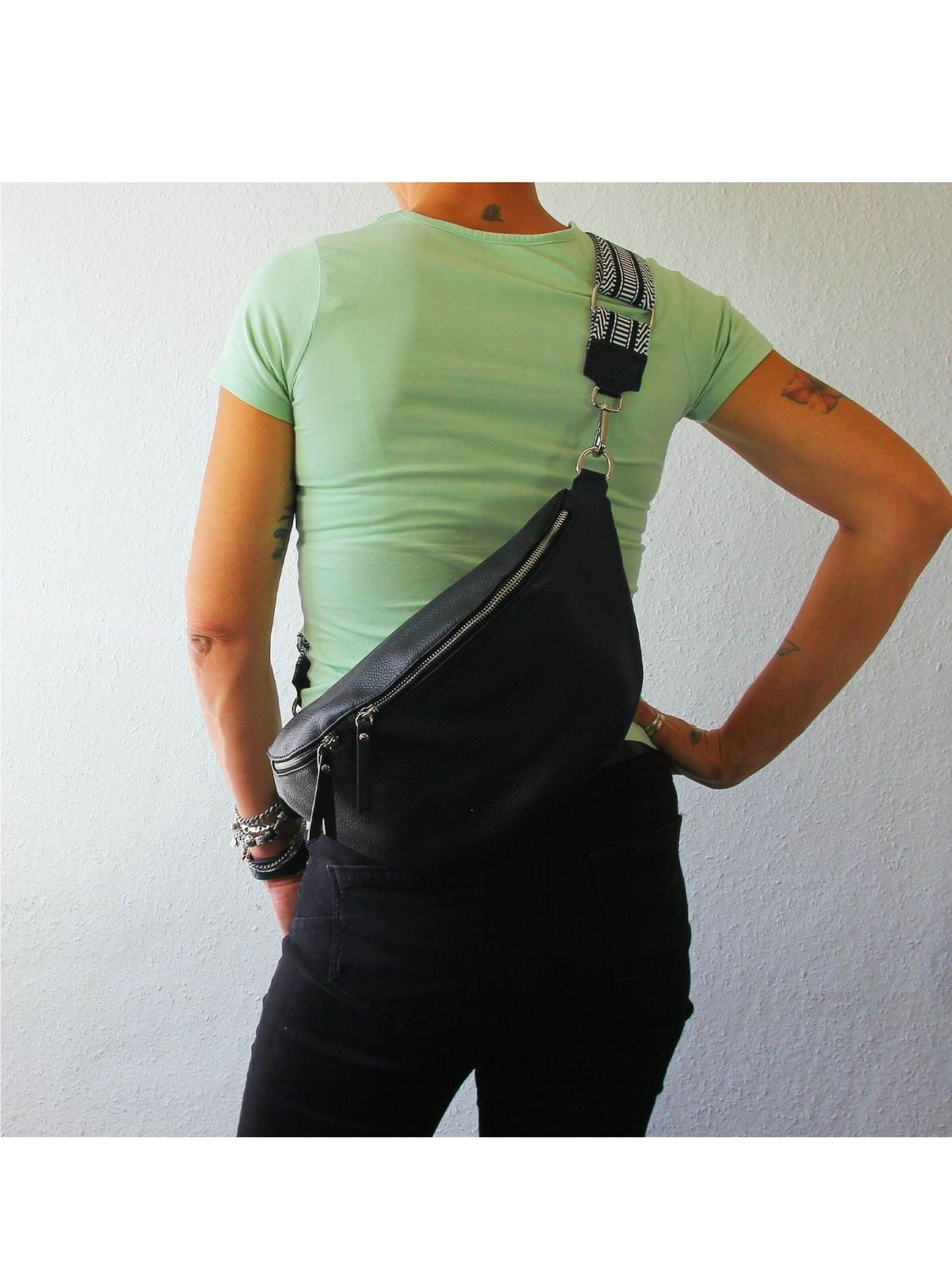 Sacs banane Florence en noir
