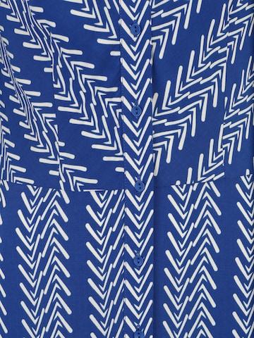 Y.A.S Tall Košilové šaty 'SAVANNA' – modrá