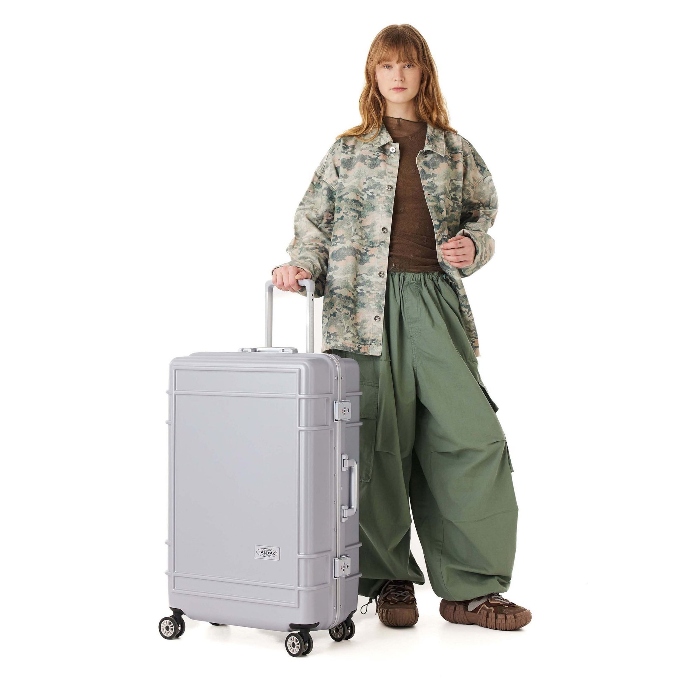 Valisette 'Resist'r' EASTPAK en argent : devant