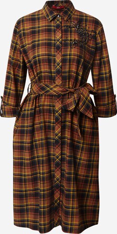 s.Oliver Shirt dress in Brown: front