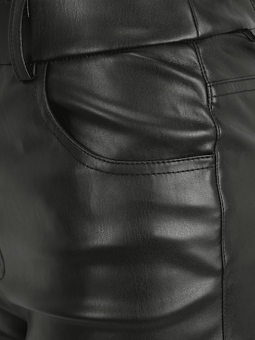 Gina Tricot Petite Regular Trousers in Black