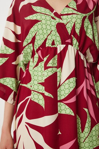 Happiness İstanbul Letnia sukienka w kolorze czerwony