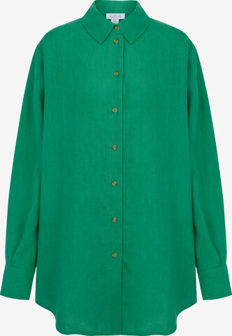 Aligne Blouse 'Faria' in Green: front