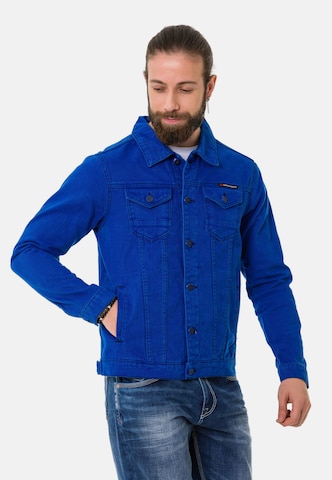 CIPO & BAXX Between-Season Jacket in Blue