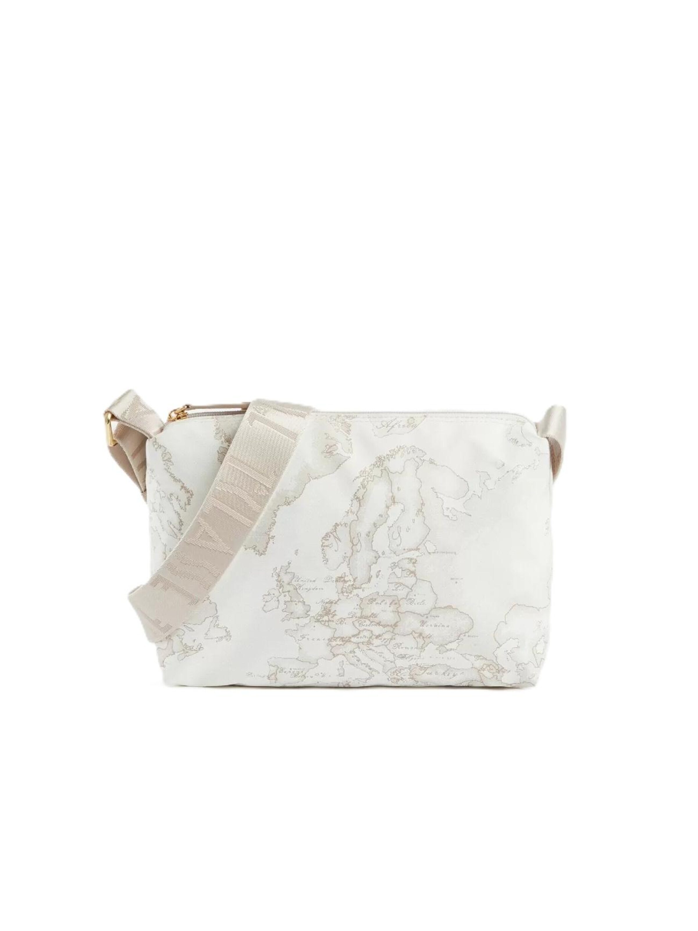 Borsa a tracolla 'CS001' di Alviero Martini in bianco: frontale