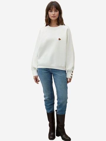 Sweat-shirt Hiccup en blanc