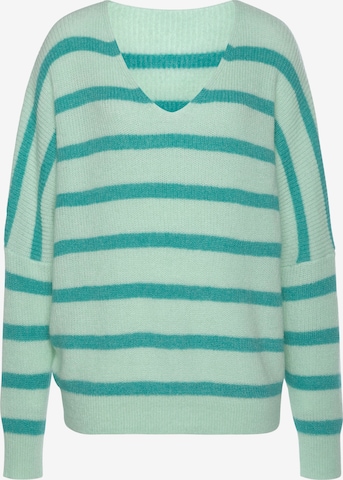 VIVANCE Sweater in Green: front