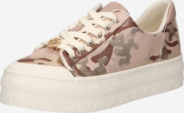 Sneaker low de la GUESS pe maro: față