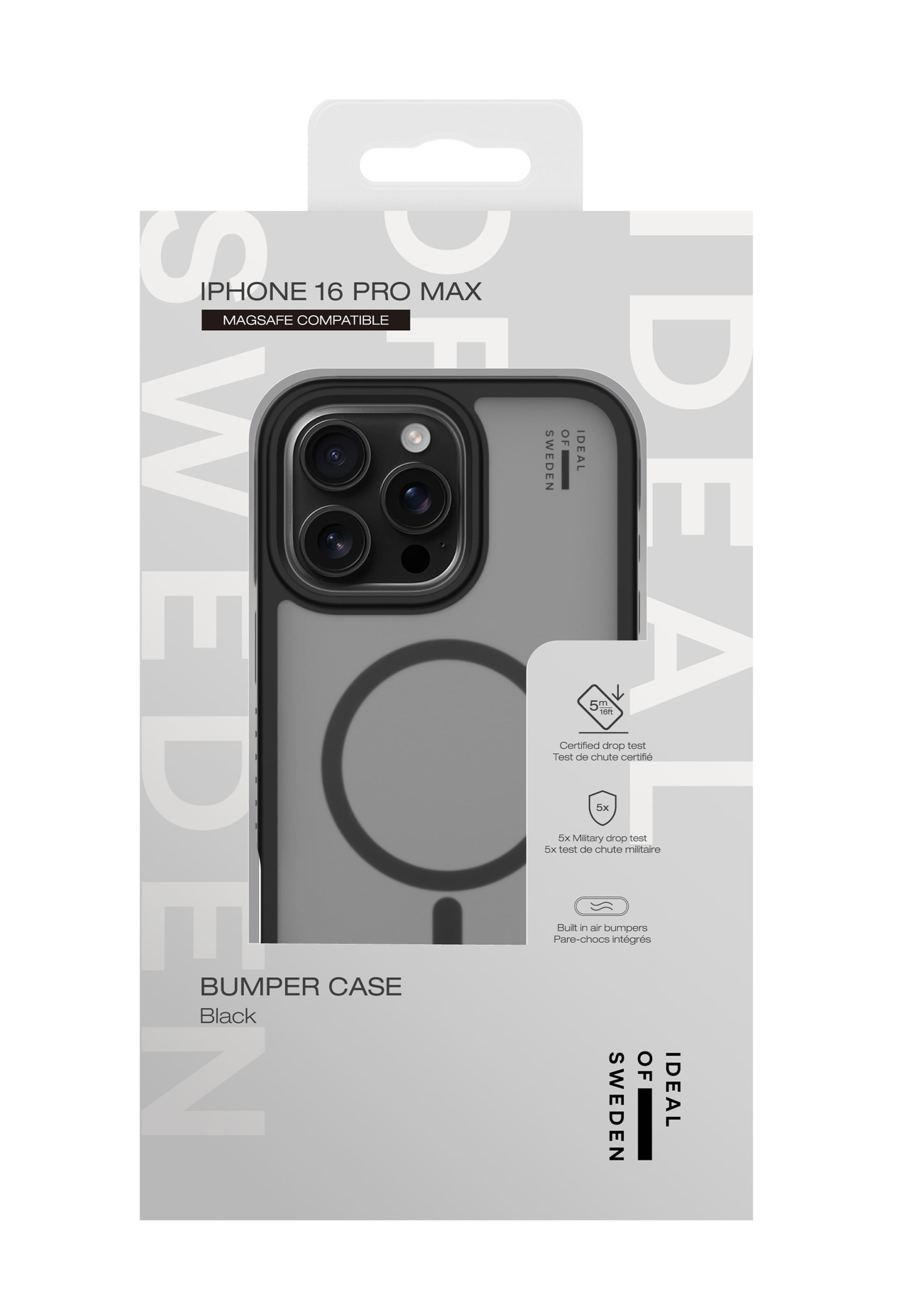 iDeal of Sweden - Funda para smartphone 'iPhone 16 Pro Max' en negro