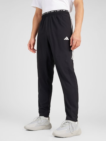 ADIDAS PERFORMANCE Regular Workout Pants 'Own the Run' in Black: front