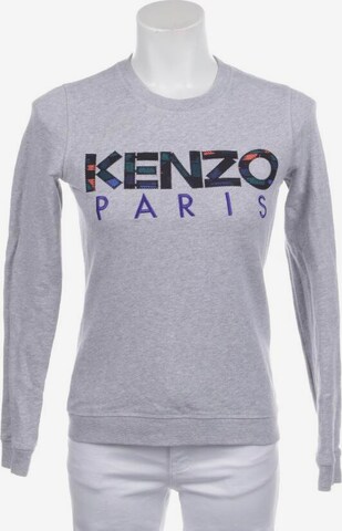 KENZO Sweatshirt & Zip-Up Hoodie in XS in Grey: front
