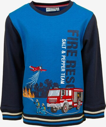 SALT AND PEPPER Sweatshirt 'Heroes' in Blue: front