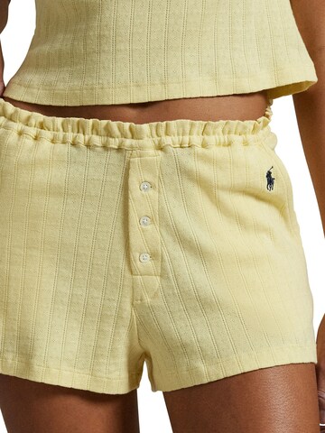 Polo Ralph Lauren Pyjama ' Polo Pointelle ' in Geel