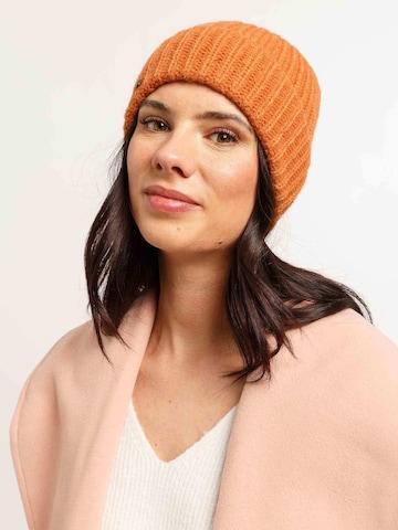 LOEVENICH Beanie in Orange: front