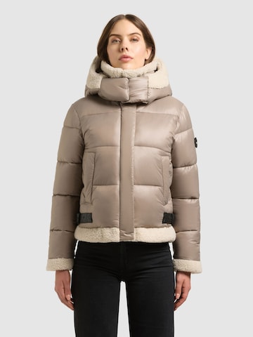 khujo - Chaqueta de invierno 'Nessie3' en gris: frente
