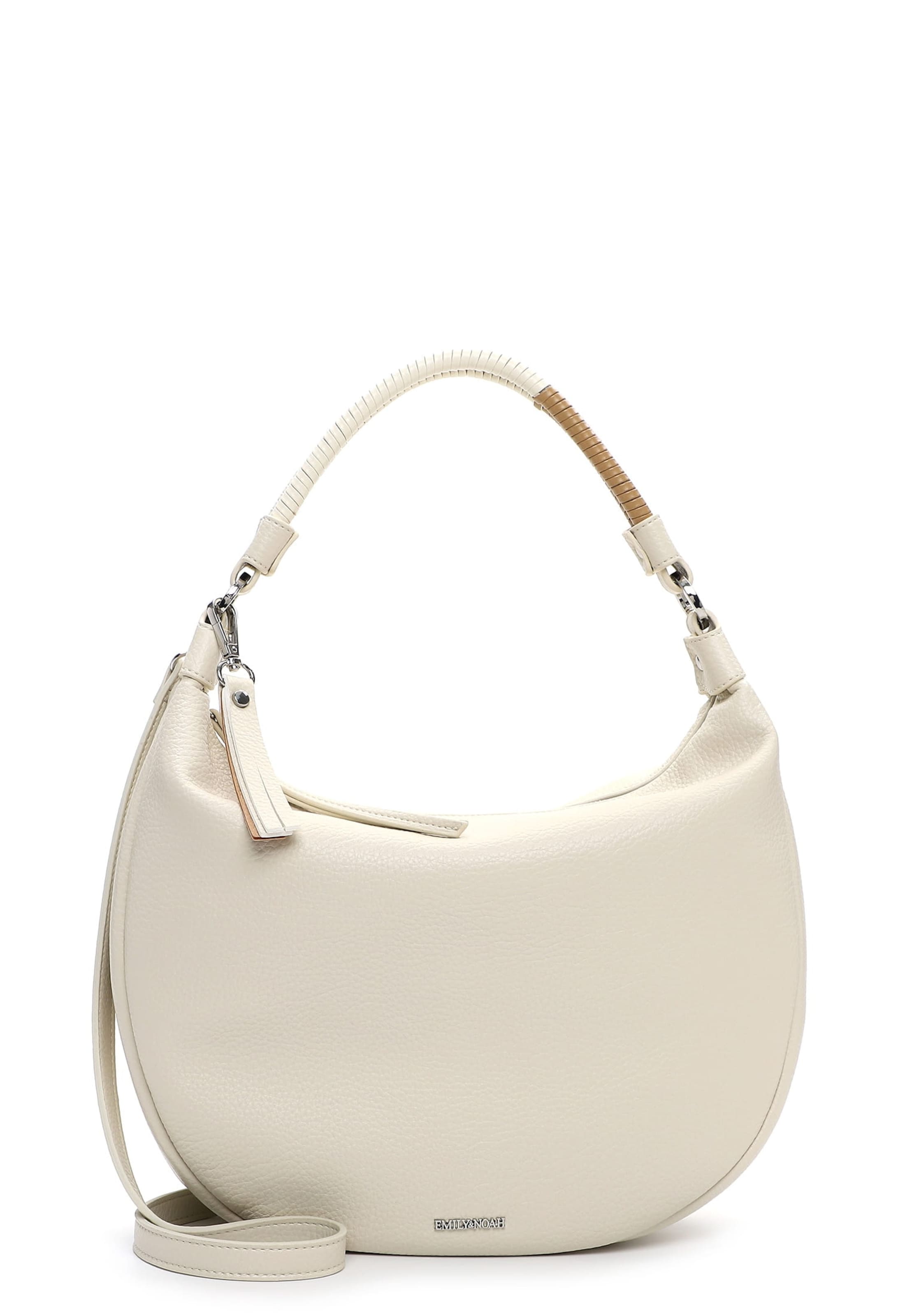 Borsa a spalla 'Jeanine' di Emily & Noah in beige: frontale