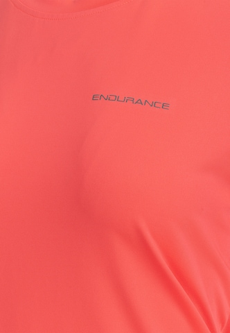 ENDURANCE Performance Shirt 'Yonan' in Red