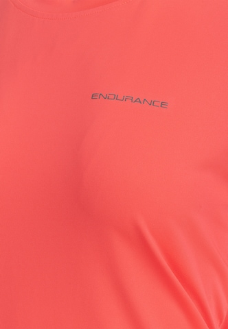 ENDURANCE Functioneel shirt 'Yonan' in Rood