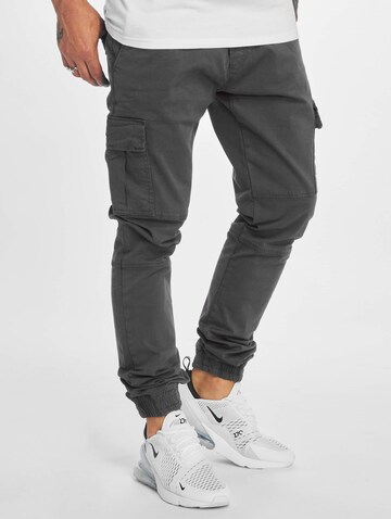 DEF Tapered Cargojeans 'Litra Antifit' in Grijs