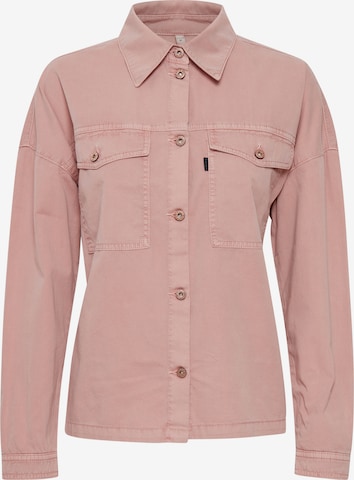 PULZ Jeans Blouse 'PZLENE' in Roze: voorkant