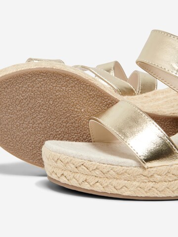 ONLY Sandal 'AMELIA' i guld