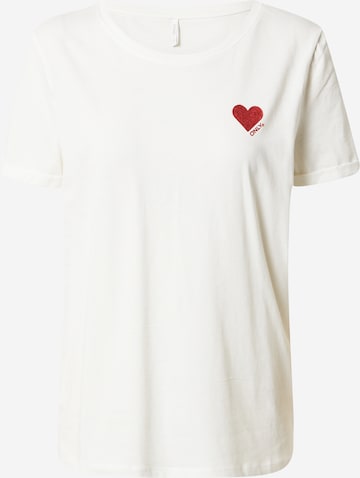 T-shirt 'KITA' ONLY en blanc : devant