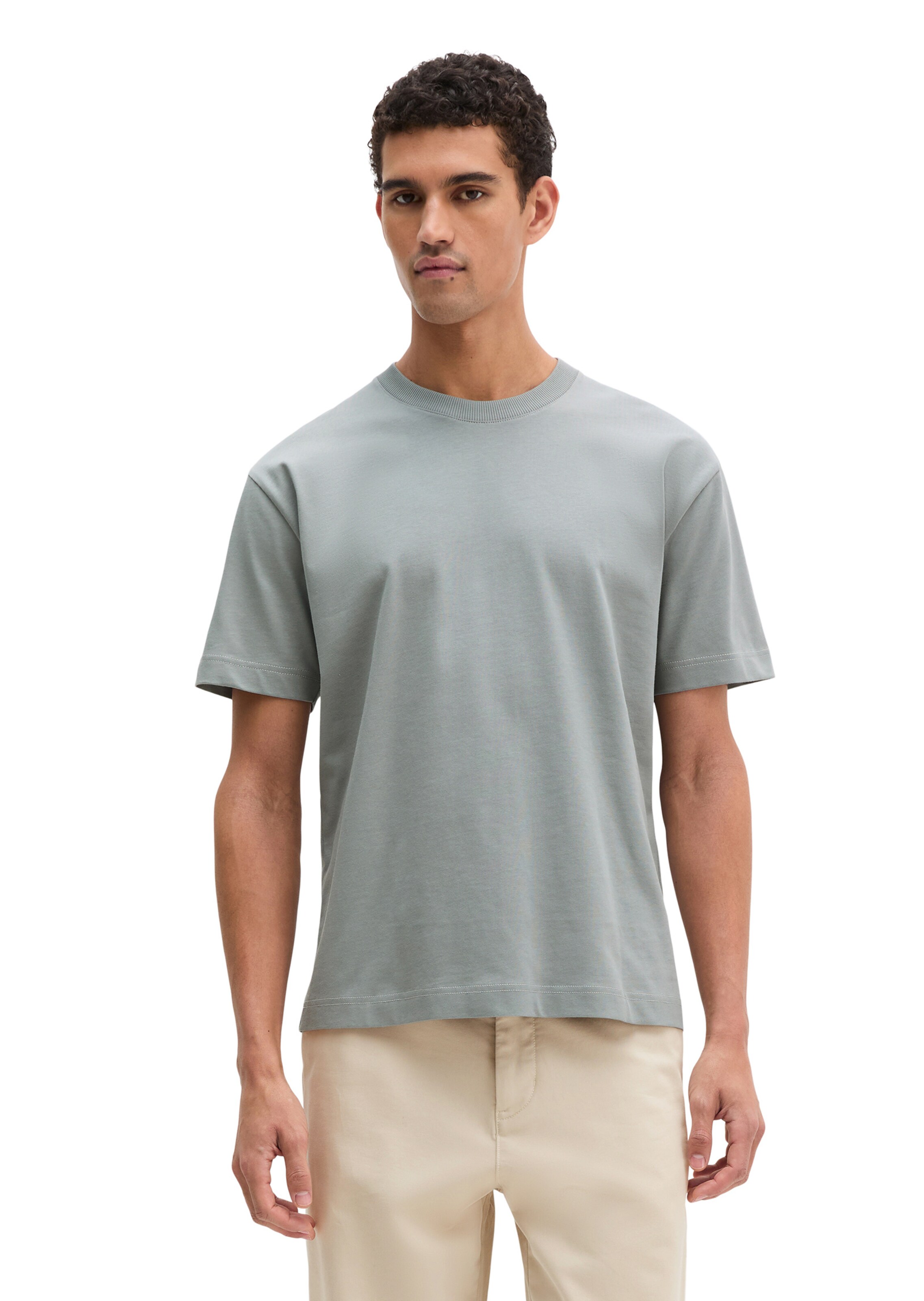 Marc O'Polo Shirt in Grijs: voorkant