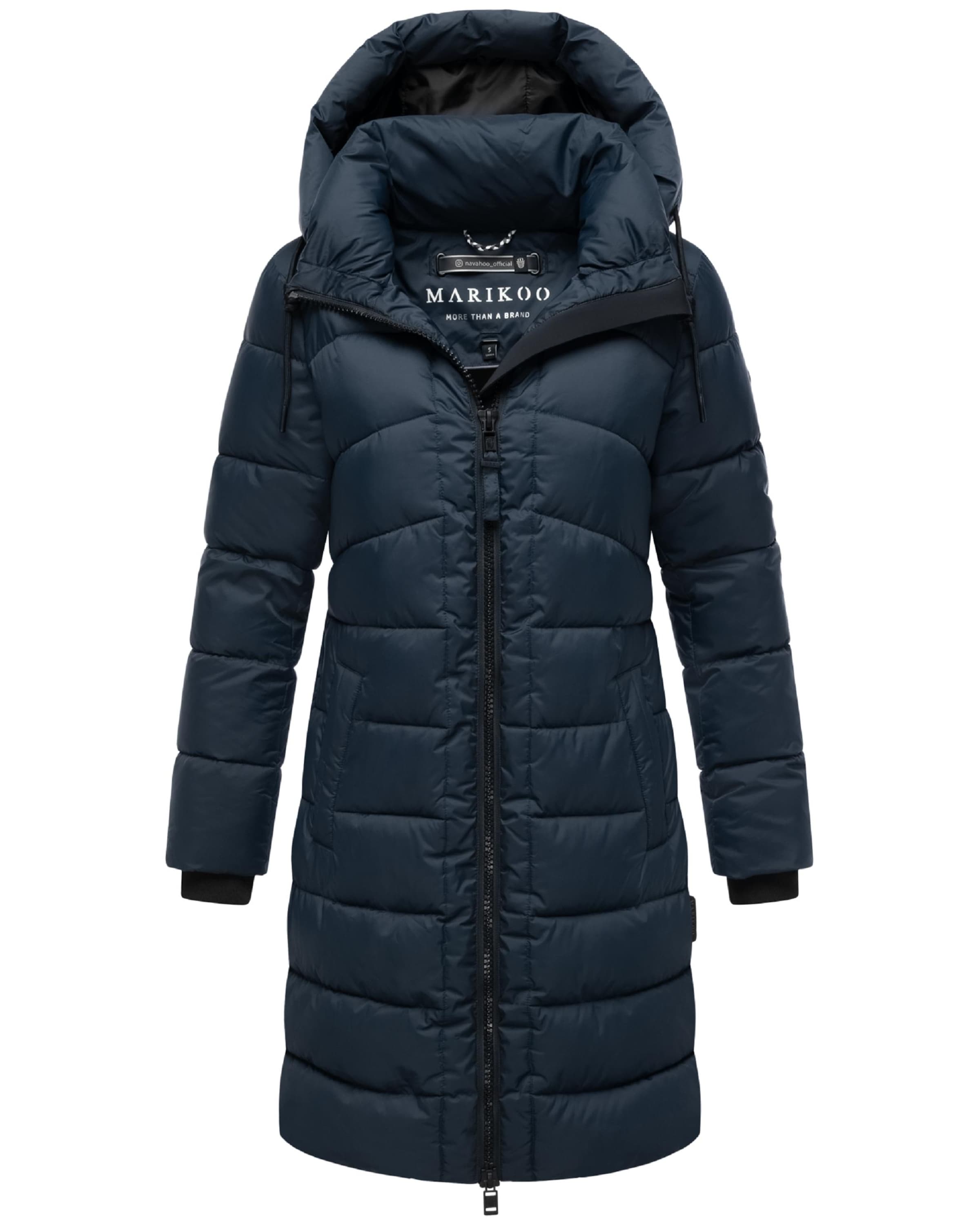 MARIKOO Płaszcz zimowy 'Kaltnäschen 16' w kolorze niebieski