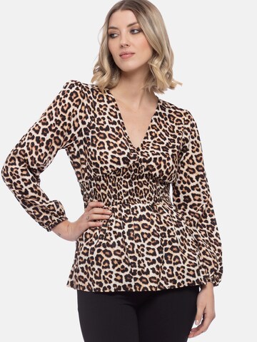 Camicia da donna 'Calvyn' di Camomilla Italia in marrone: frontale