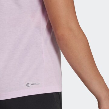 ADIDAS SPORTSWEAR - Camiseta funcional 'Aeroready Floral' en lila