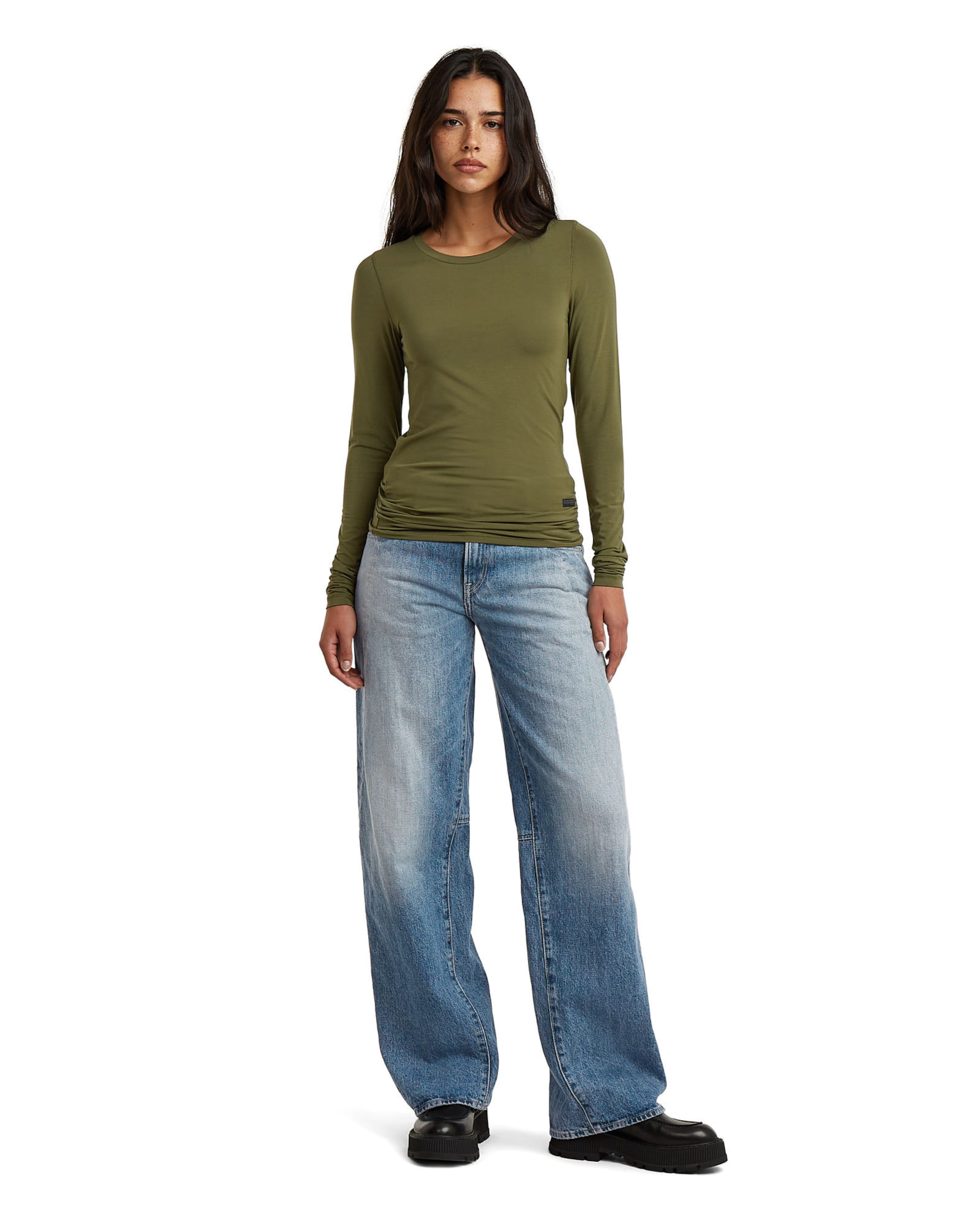 G-STAR Shirt '2nd Skin' in Groen