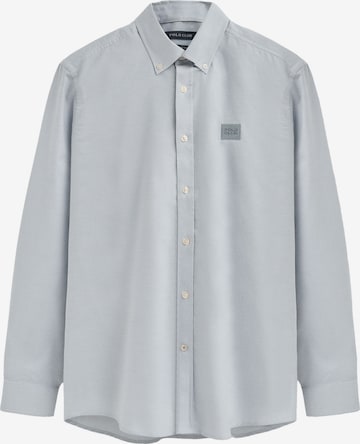 Polo Club Button Up Shirt in Blue: front