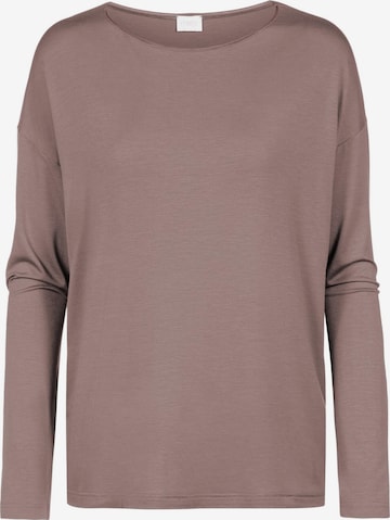 Mey Schlafshirt 'Pure Chic' in Braun: Vorderseite