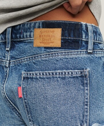 Superdry Regular Jeans in Blauw