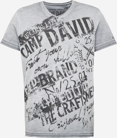 CAMP DAVID T-Shirt in grau / schwarz, Produktansicht