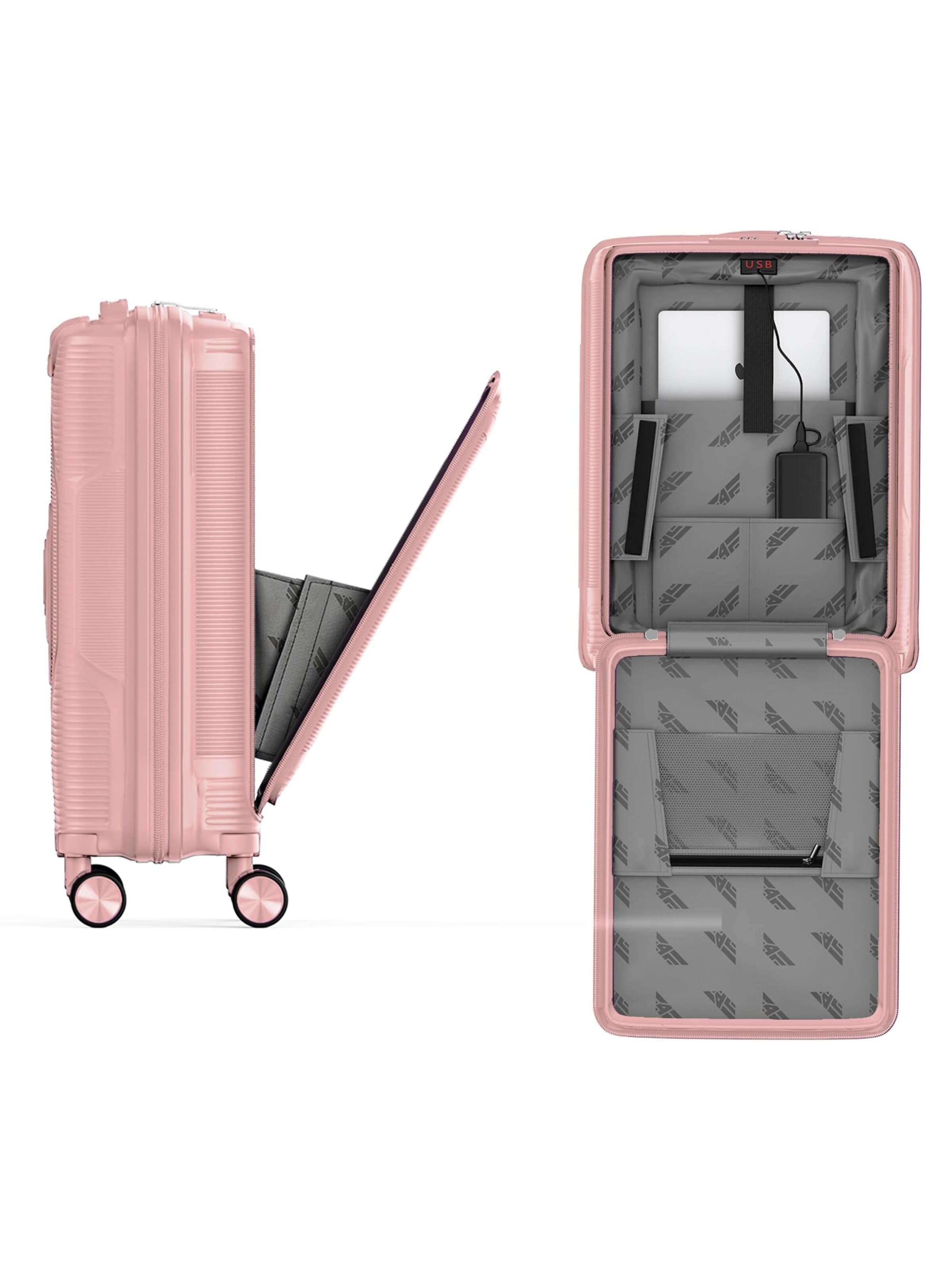 4FLY Suitcase Set 'Linea Lux' in Pink